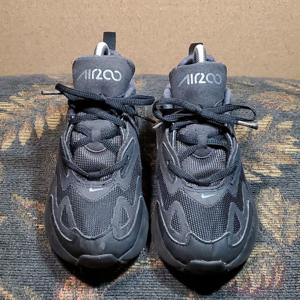 Nike Air Max 200- Triple Black (PS)
